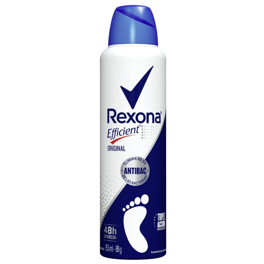 Desodorante para Pies Aerosol Efficient – Rexona Desodorante para Pies Aerosol Efficient – Rexona