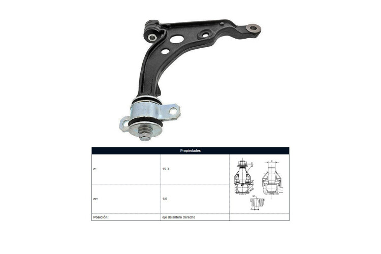 Parilla De Suspension Delantera Fiat Ducato, Peug Boxer 94-25 Der Parilla De Suspension Delantera Fiat Ducato, Peug Boxer 94-25 Der