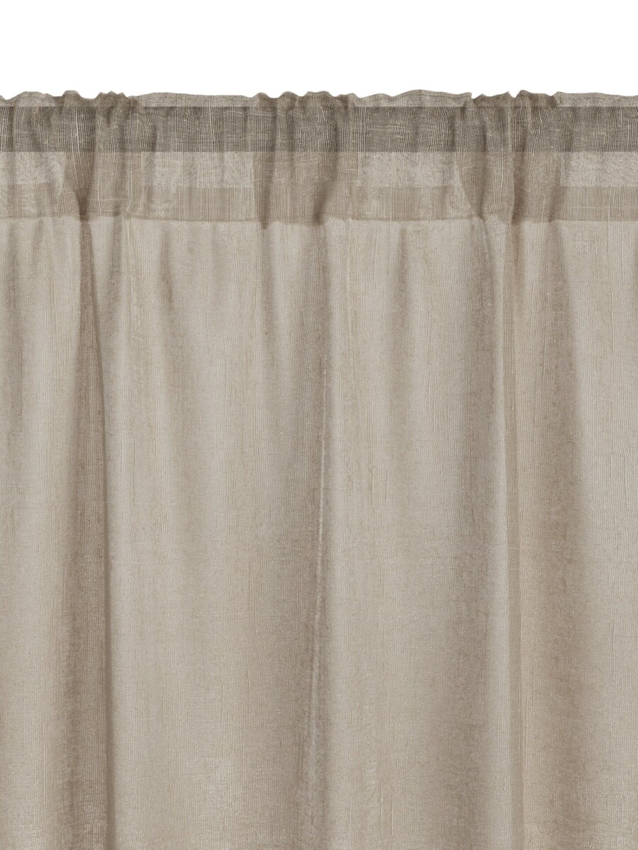 Cortina AGA 1x140x300 aspecto lino caqui 