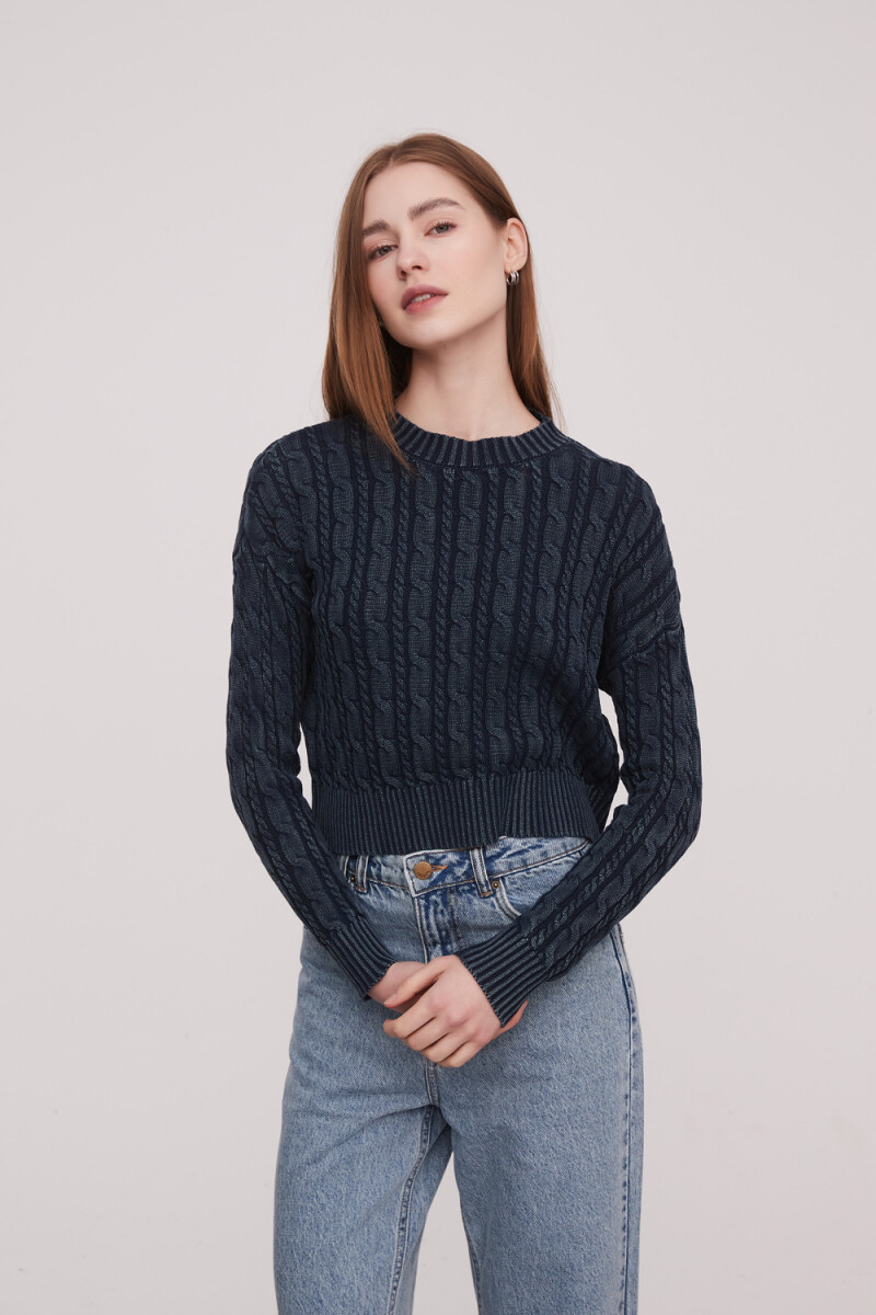 Sweater Linni - Azul Noche 