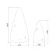 Espejos Combinados Con Luz Led 102X51.8 + 65.6X33 - X 2 Unidades GRIS