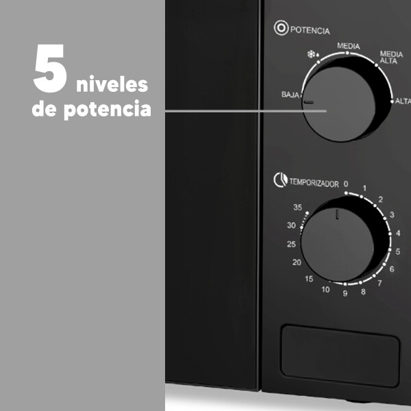 Microondas Xion 20 L Xi-mw22 20 L MICROONDAS XION 20LT NEGRO XI-MW22 AP