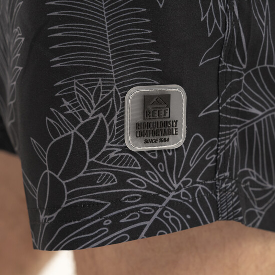 Short Reef Swim Estampado Negro