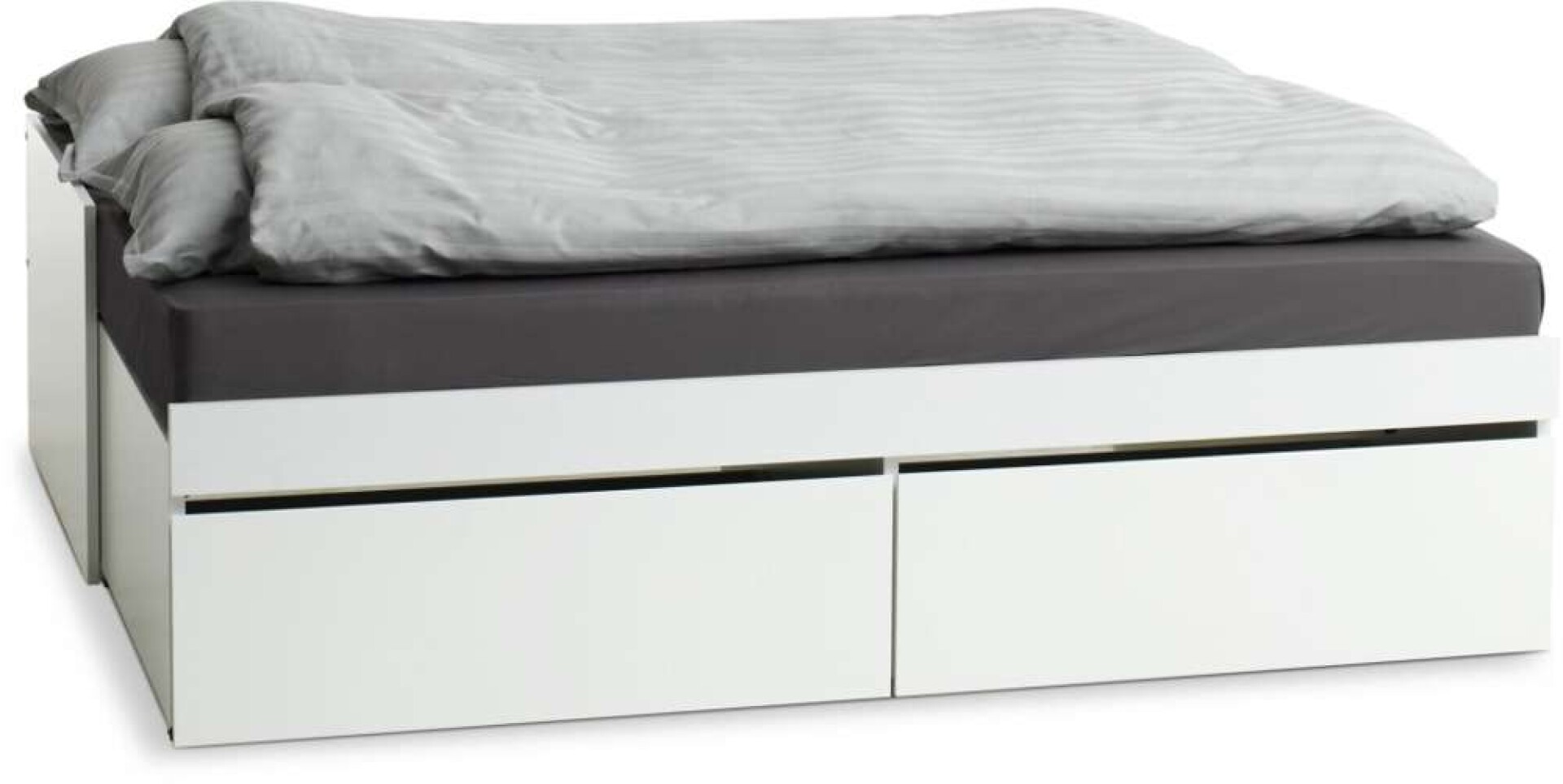 Cama C/Almacenaje 90/180X200 Tangbjerg Bl - Blanco 