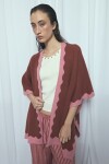 Poncho wavy PREVENTA tostado
