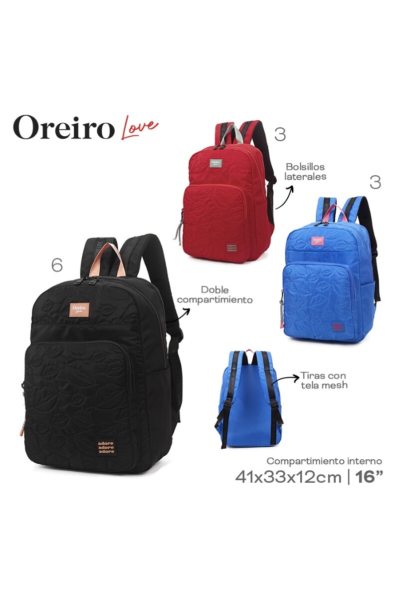 Mochila Las Oreiro Azul