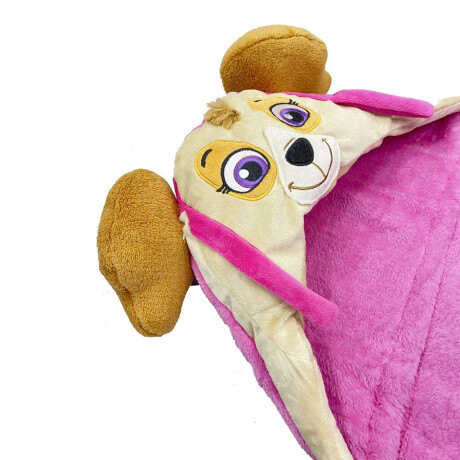 Frazada Infantil con Capucha Paw Patrol 100 x 100 cm Rosa