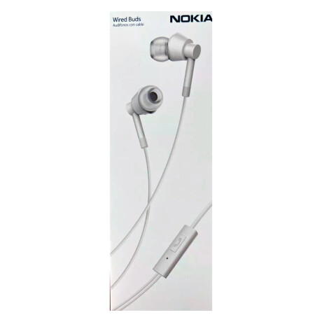 Auriculares Originales Nokia Buds WB-101BL 3.5mm White Auriculares Originales Nokia Buds WB-101BL 3.5mm White