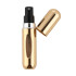 Mini Botella Atomizadora Perfume Portátil Recargable Color Variante Amarillo Metalico