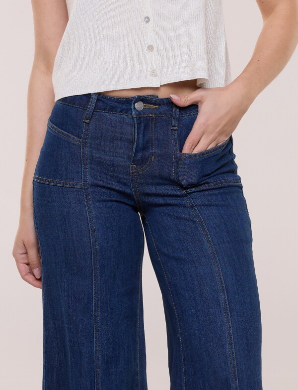 Jean Lr Wide Leg JEAN OSCURO