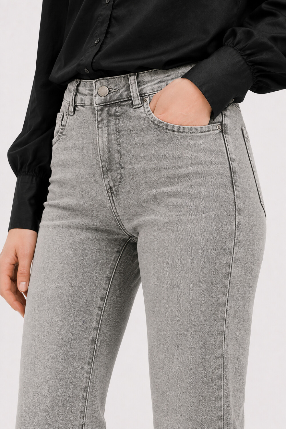 Pantalon Sabina Gris Claro