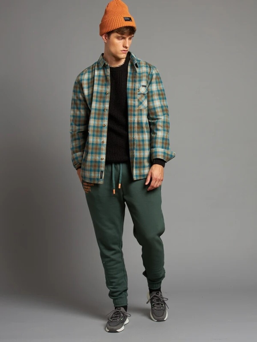 Camisa Hombre A/Cuadros Rusty - Petroleo 