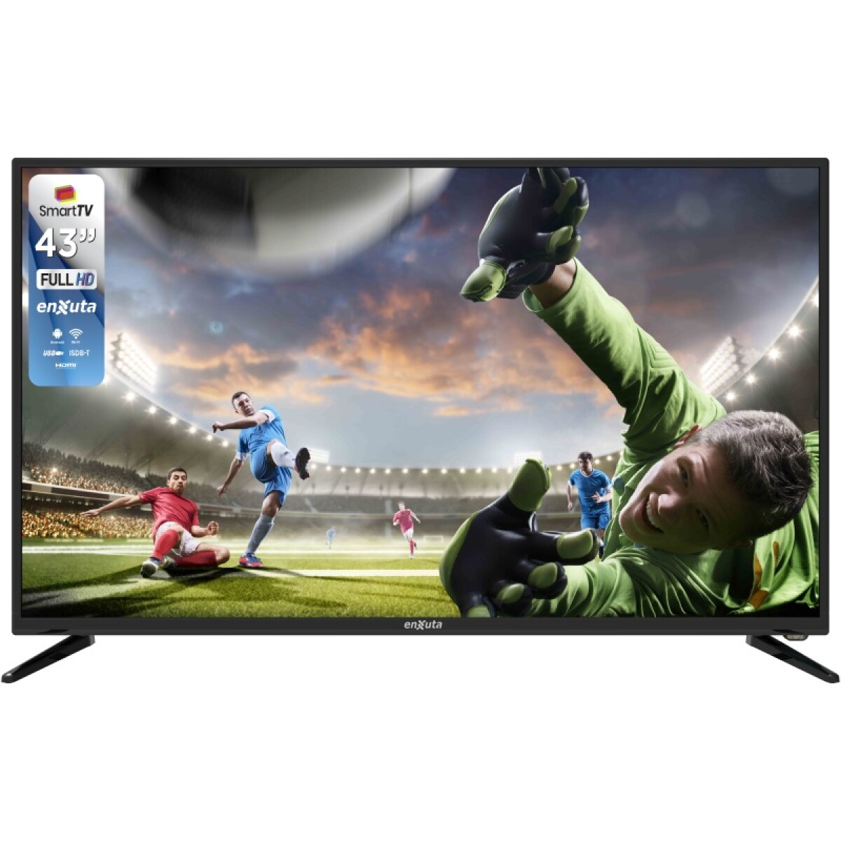 TELEVISOR TV LED SMART 43 PULG FULL HD ENXUTA WIFI NETFLIX YOUTUBE 
