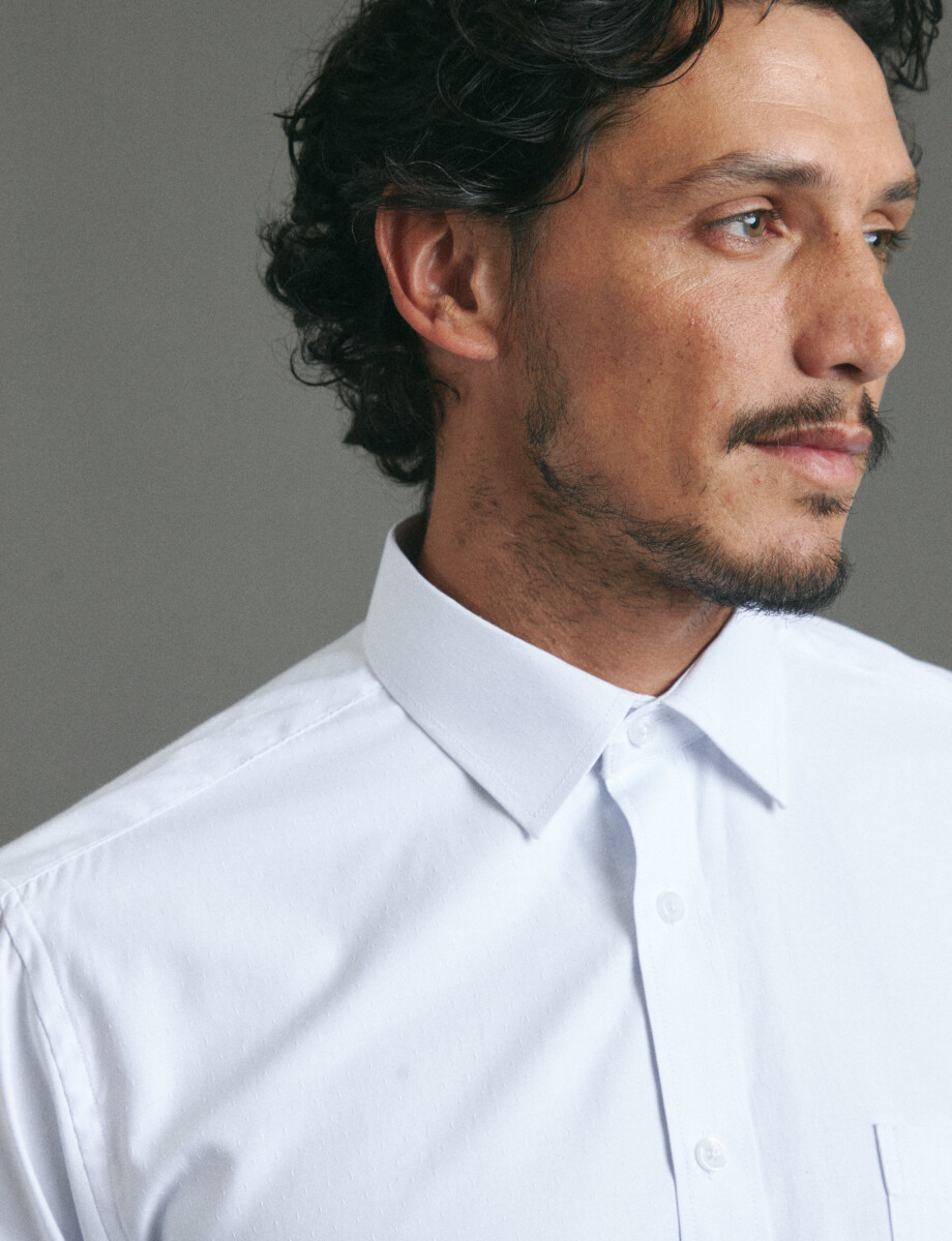012685 CAMISA HARRINGTON LABEL Blanco