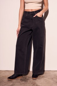 Jean Recto Denim Gris