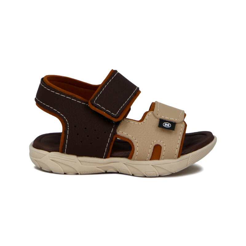 Molekino Sandalia Casual C/velcro De Niño 2135.137-13958 Cafe-beige