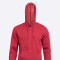 Campera felpa rojo melange