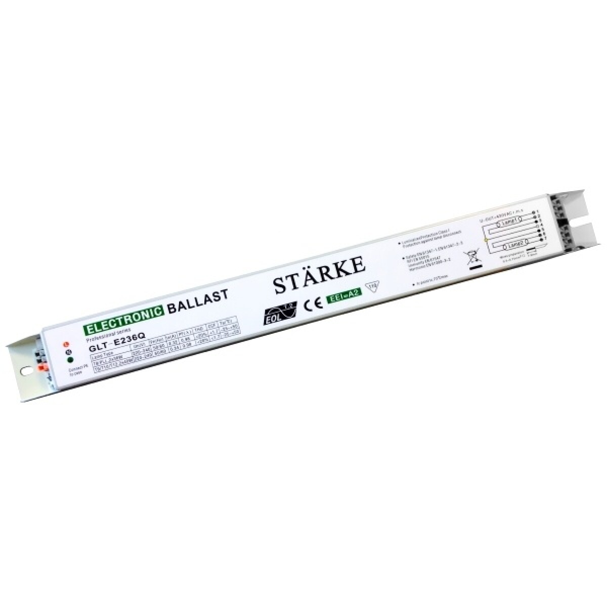 REACTANCIA ELECTRONICA 2X36W ALTO FACTOR 