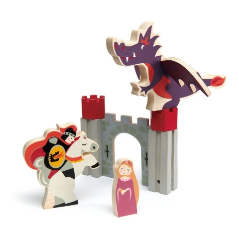 Tender Leaf Toys Castillo Dragon Princesa Principe Juguete Tender Leaf Toys Castillo Dragon Princesa Principe Juguete