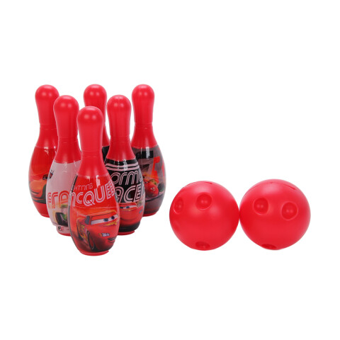 Set Bolos Cars con 6 Pinos y 2 Pelotas U