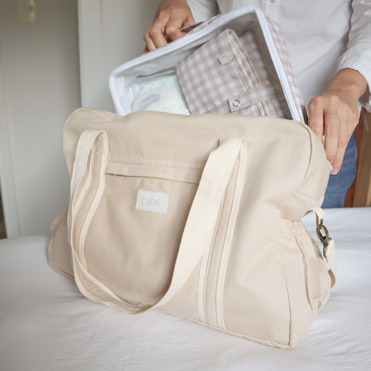 Bolso Maternal - Beige Arena 