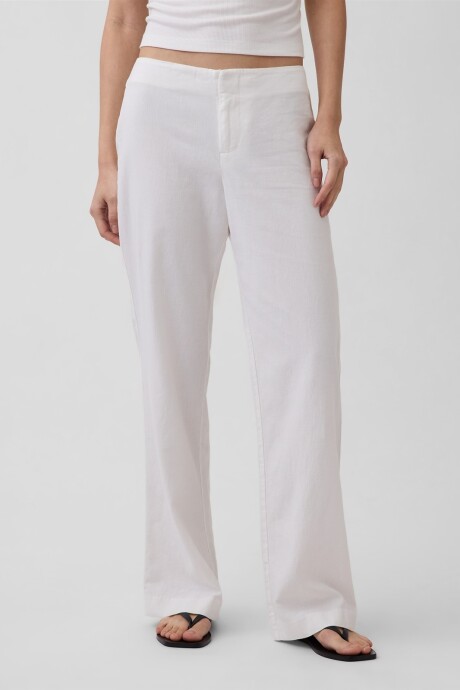 Pantalón Tiro Bajo Mujer New Off White