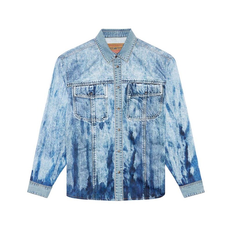Camisa Unisex S-Gilly Shirt Blue Denim