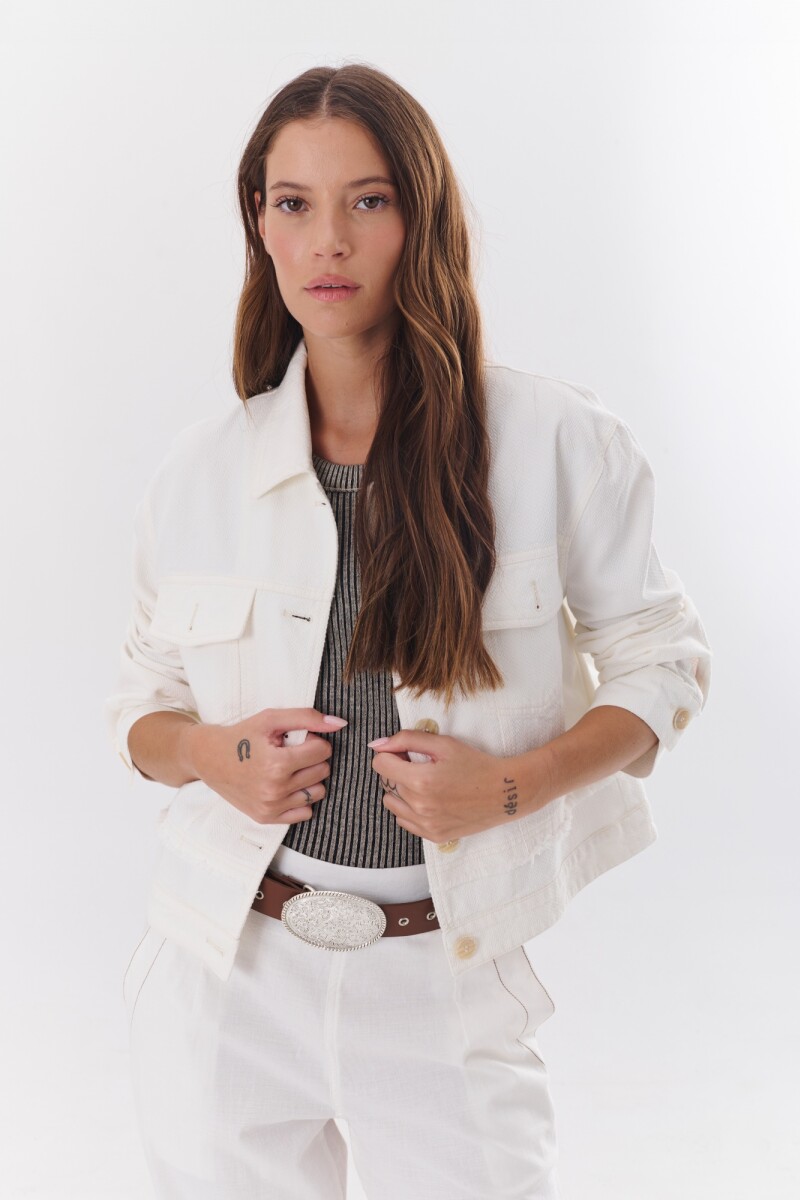 CHAQUETA ZOE BLANCO