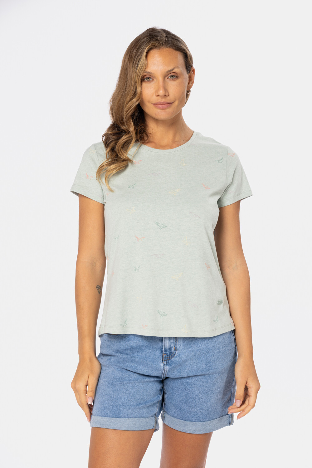 REMERA ESTAMPADA Verde