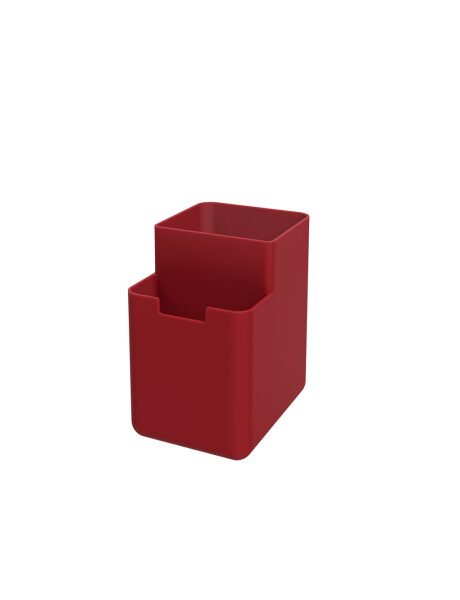 ORGANIZADOR MESADA PLASTICO SINGLE ROJO B. 8x10.5x12CM ORGANIZADOR MESADA PLASTICO SINGLE ROJO B. 8x10.5x12CM