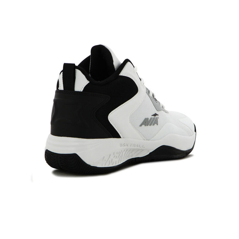 Avia Zapatillas Acordonadas de Basket Para Hombre CUZ WHITE/ BLACK Blanco-Negro