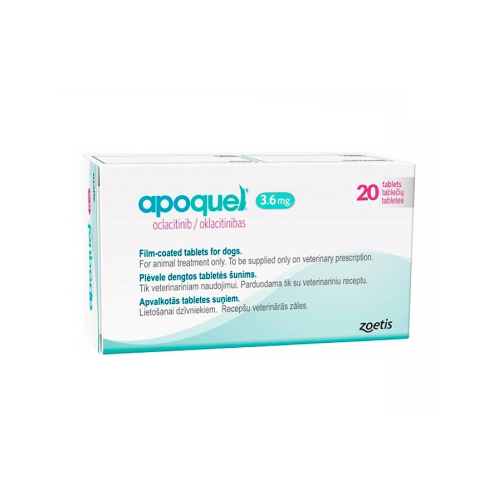 APOQUEL 3.6 MG ZOETIS TRATAMIENTO PICAZÓN PERROS APOQUEL 3.6 MG ZOETIS TRATAMIENTO PICAZÓN PERROS