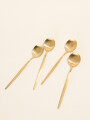 Cuchara Fiordo, Set 4 Un. Dorado Color Unico