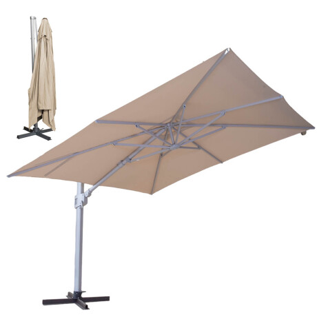 Sombrilla Jardín Patio Aluminio Roma C/base 3x3 Calidad Sombrilla Jardín Patio Aluminio Roma C/base 3x3 Calidad