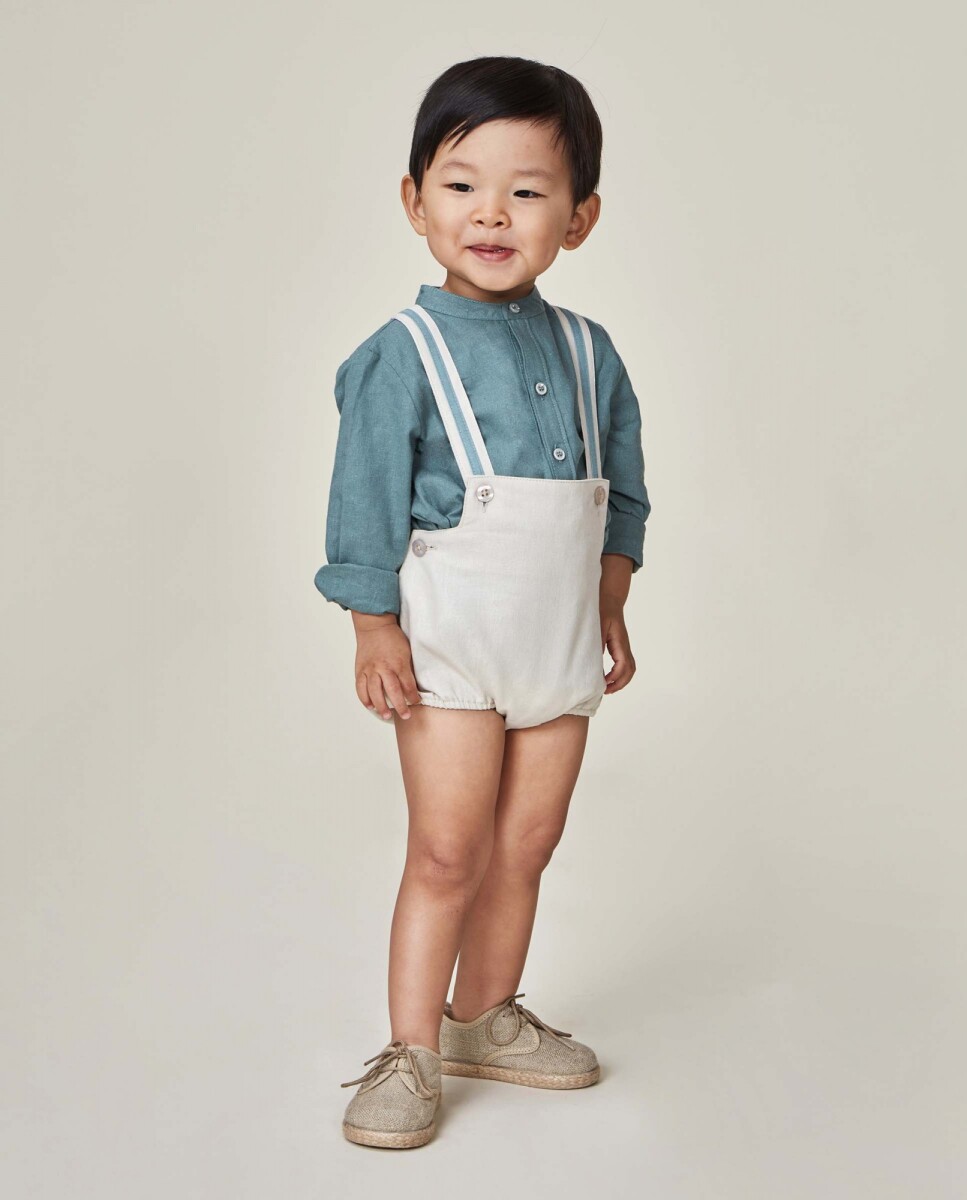 Camisa Mao De Lino - Gris 