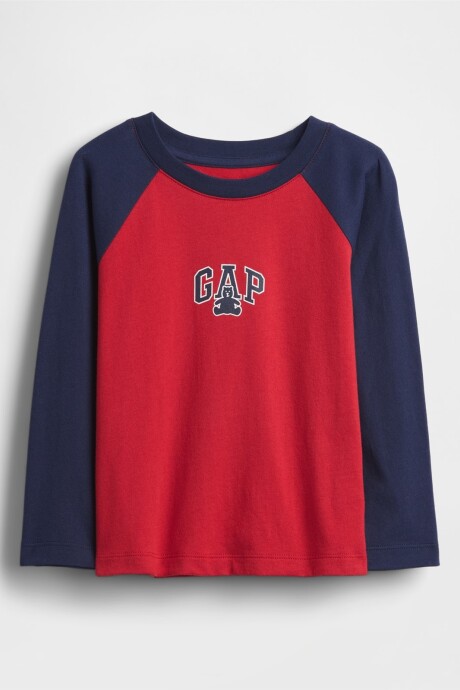 Remera Logo Gap Toddler Niño Modern Red
