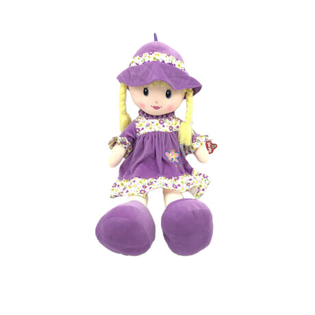 Muñeca con Gorro 80 cm Phi Phi Violeta