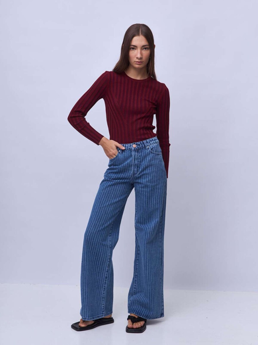 Wideleg Clong - Dark Blue 