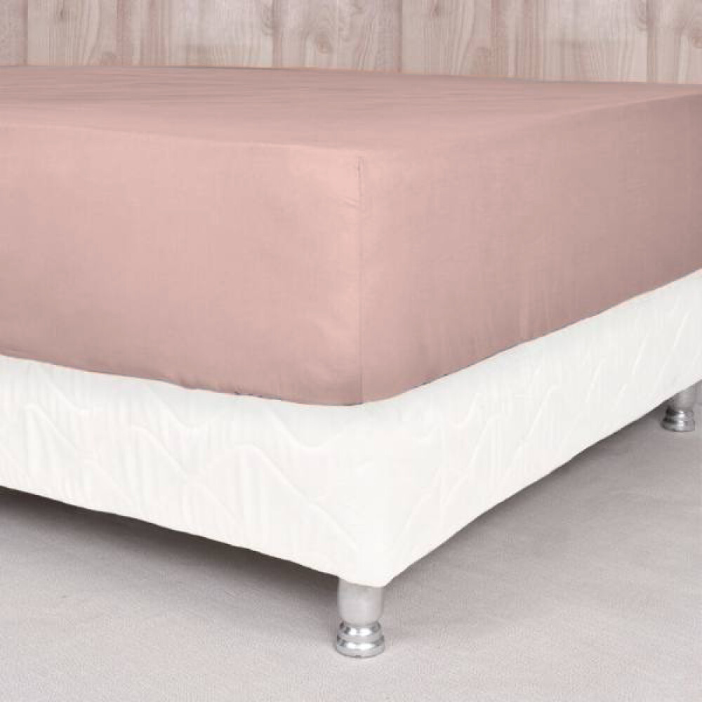 Sabana Ajustable 2 Plaza 120 hilos - Pilar Rosa