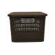 Set x3 Caja simil ratán 7,5lts CHOCOLATE