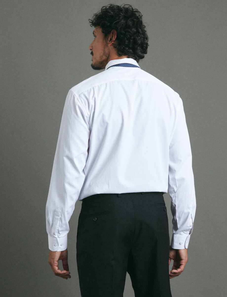 012674 CAMISA HARRINGTON LABEL Blanco