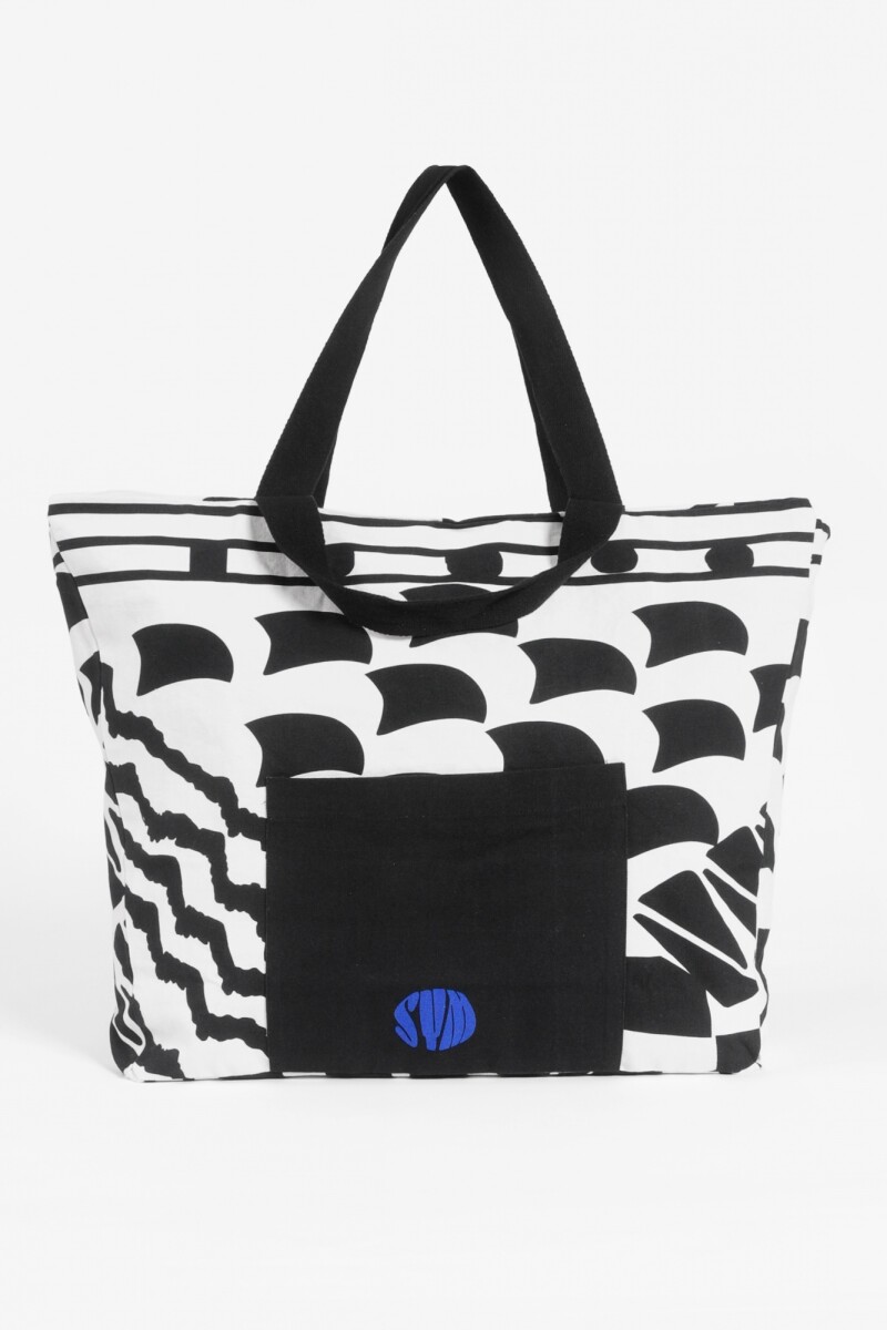Bolso geometrico negro