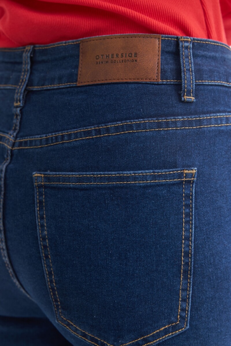 Jean Flared Cropped AZUL