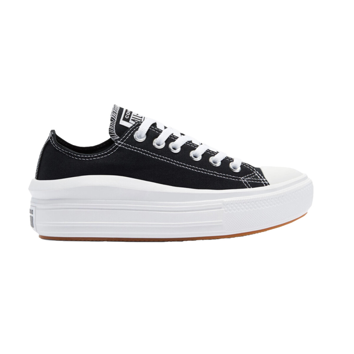 CONVERSE CHUCK TAYLOR ALL STAR MOVE LOW TOP BLACK - Black/white 