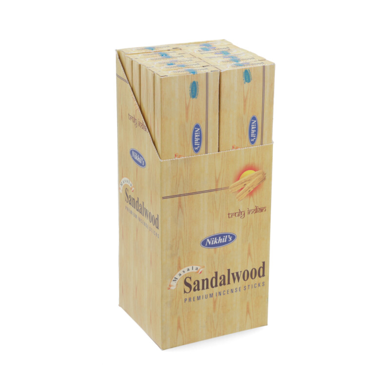 VARITAS NIKHILS CAJA DE MASALA 15GR X12 Sándalo