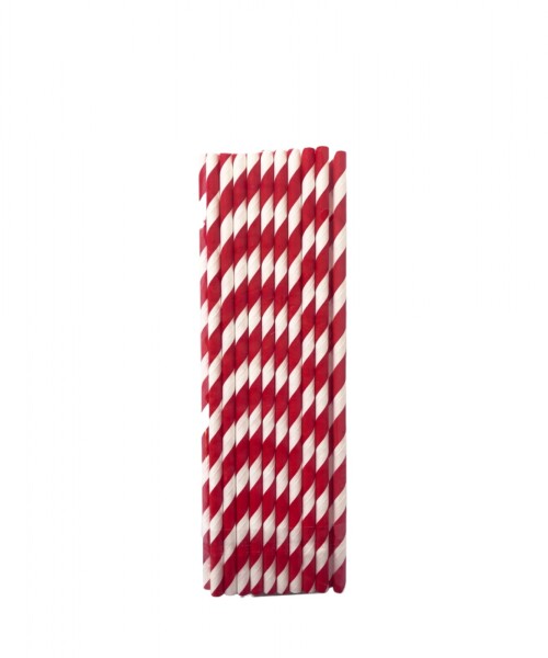 Sorbito rayas rojo x20 Sorbito rayas rojo x20