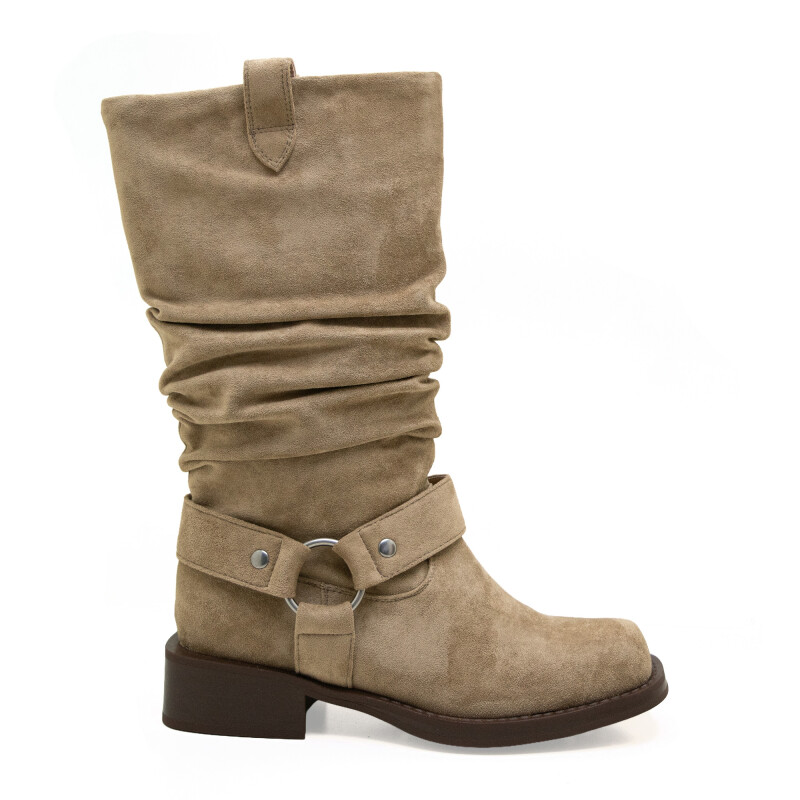 Botas Country caña alta de Mujer - HX2946-B9045 Beige