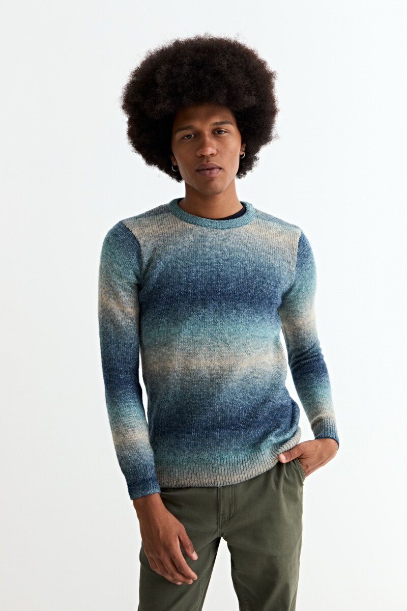 Sweater degradé AZUL
