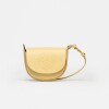 Mini bag Aura en cuero graneado Vainilla