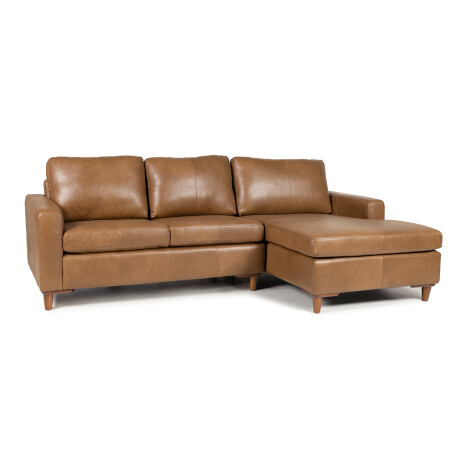 Rinconera Sevilha - Cuero Natural - Chaise Derecho 1015 (Capuccino)